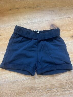 Frame Navy Blue Pull-On Shorts sweatshirt material. So comfy.